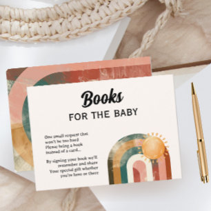 Here Comes the Son Rainbow Books for Baby Enclosure Card