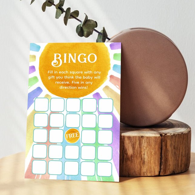 Here Comes The Son Retro Boys Baby Shower Bingo (Creator Uploaded)