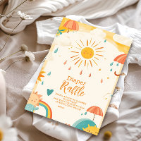 Here Comes the Son Yellow Sunshine Diapper Raffle