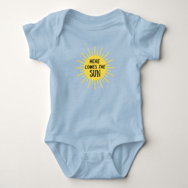 Here Comes The Sun  Baby Bodysuit (Front)