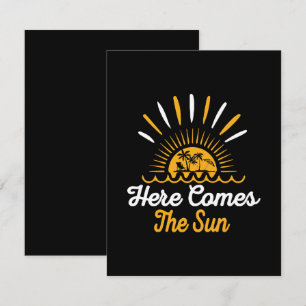 Here Comes The Sun Enclosure Card