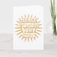 Here Comes The Sun / Folded Card