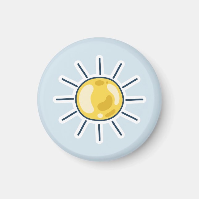 Here Comes The Sun Magnet (Front)