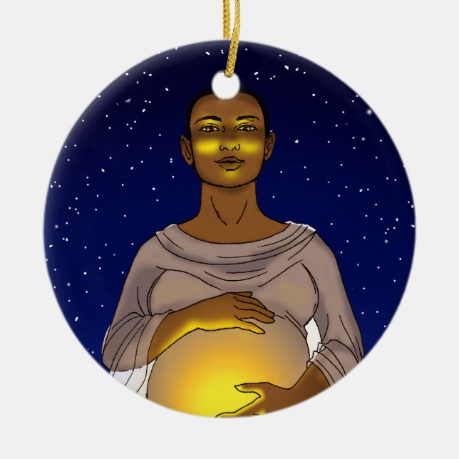 Here Comes the Sun Ornament (Front)