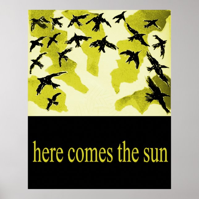 here comes the sun poster (Front)