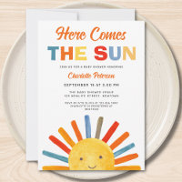 Here Comes the Sun Sunshine Baby Shower 