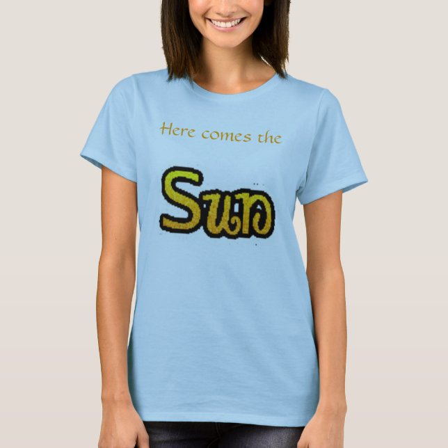 Here Comes the Sun Tee "Blue" (Front)