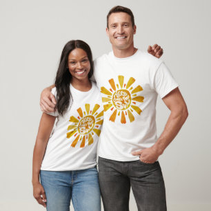 Here Comes The Sun Watercolor Baby Shower T-Shirt