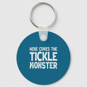 Here Comes The Tickle Monster Funny Tickling Laugh Key Ring