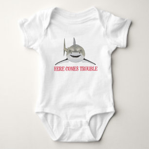 Here Comes Trouble Baby Bodysuit