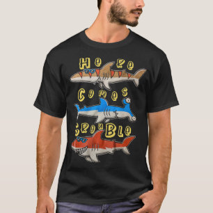 Here Comes Trouble Shark  For Boys  T-Shirt