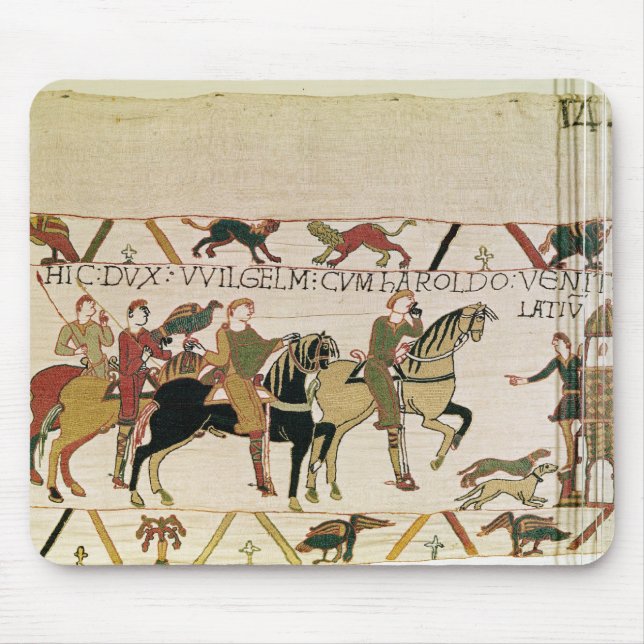 Here Duke William goes with Harold to his Mouse Pad (Front)
