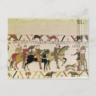 Here Duke William goes with Harold to his Postcard