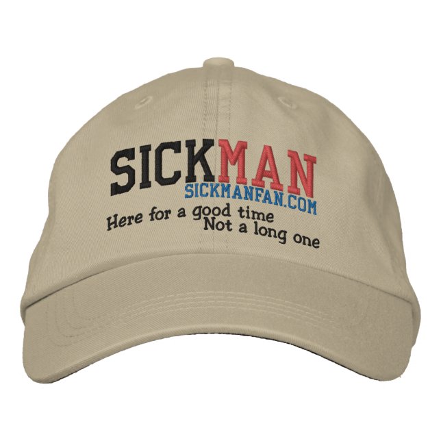 HERE FOR A GOOD TIME EMBROIDERED HAT (Front)