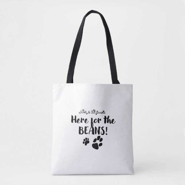 Here for the Beans Medium Tote Bag (Front)