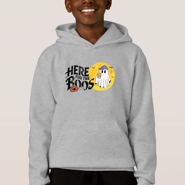 Here for the Boos | Drink Up and Get Your Spook On (Front)