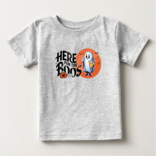 Here for the Boos   Drink Up and Get Your Spook On Baby T-Shirt