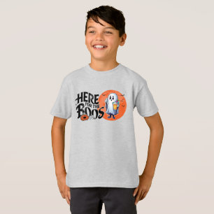 Here for the Boos Drink Up and Get Your Spook On T-Shirt