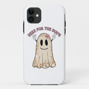 HERE FOR THE BOO'S funny spooky halloween ghost Case-Mate iPhone Case