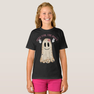 HERE FOR THE BOO'S funny spooky halloween ghost T-Shirt