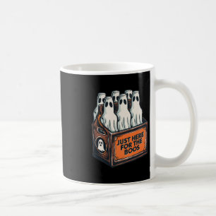 Here For The Boos Halloween 6 Pack Booze Ghost Bee Coffee Mug