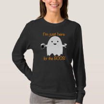 Here For The Boos Halloween Drinking Shirt