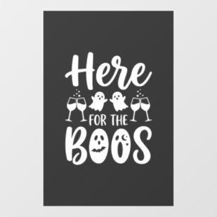 Here For The Boos Halloween Ghost Design_1