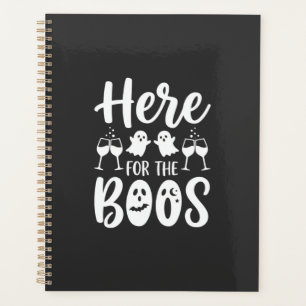 Here For The Boos Halloween Ghost Design_1 Planner