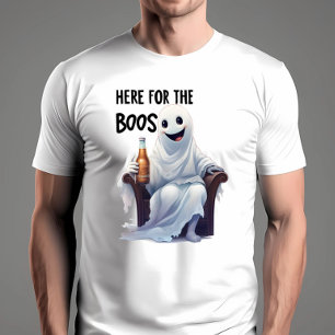 Here For The Boos Halloween T-Shirt