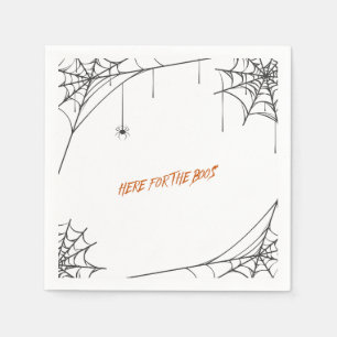 here for the boos orange napkin