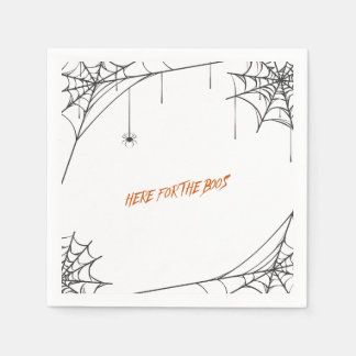 here for the boos orange napkin