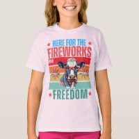 Here For The Fireworks and Freedom, Patriot Cow