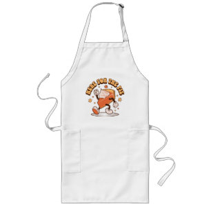 Here for the Pie - Funny Thanksgiving Pumpkin Pie Long Apron