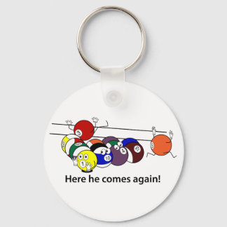 Here He Comes keychain
