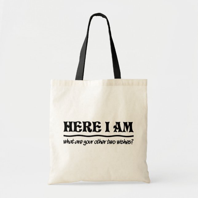 Here I Am bag - choose style & colour (Front)