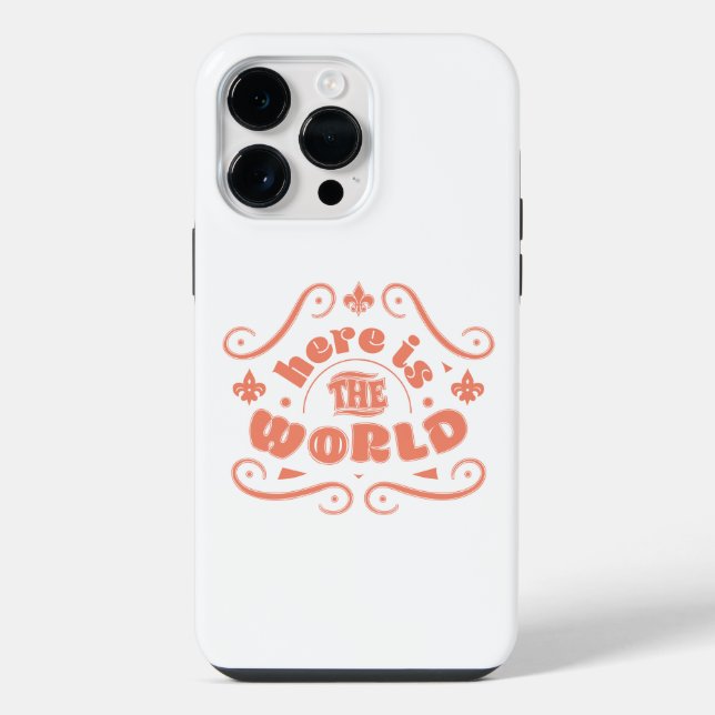 Here is the world iPhone case (Back)