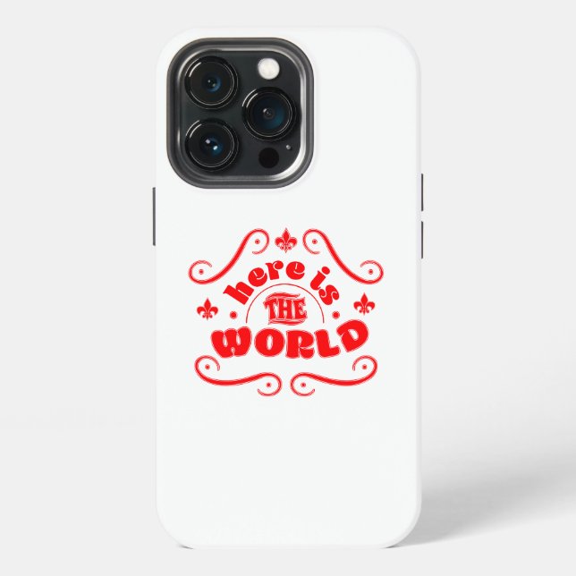 Here is the world iPhone case (Back)