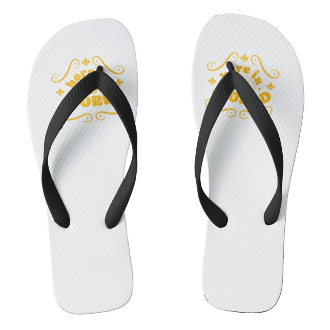 Here is the world jandals (Footbed)