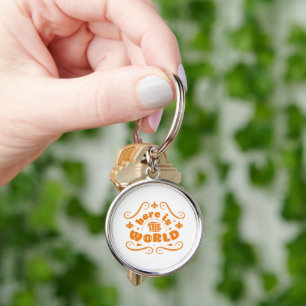 Here is the world key ring