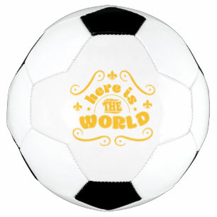 Here is the world soccer ball