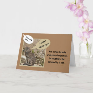 "HERE KITTY, KITTY"/CUTE CAT IGNORING OWNER CARD