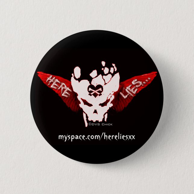 Here Lies... Button (Front)