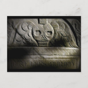 Here Lyes Buried Postcard