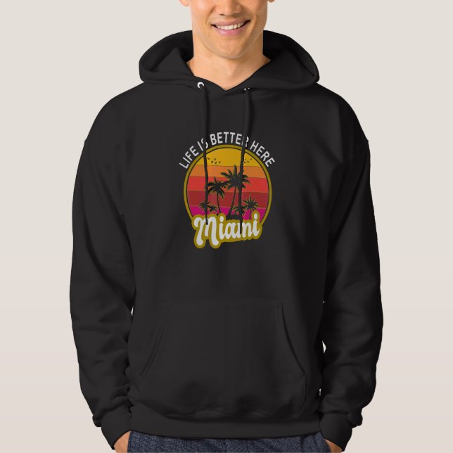Here Miami Florida Hoodie (Front)
