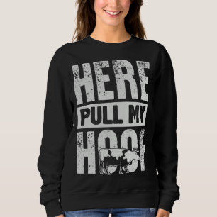 Here Pull My Hoof Cow Farting Sweatshirt