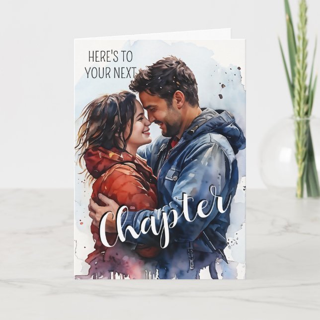 Here’s to your next chapter. card (Front)