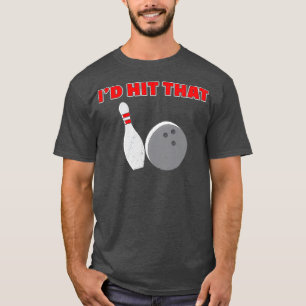 Here The Beer Hilarious Bee Bowling T T-Shirt