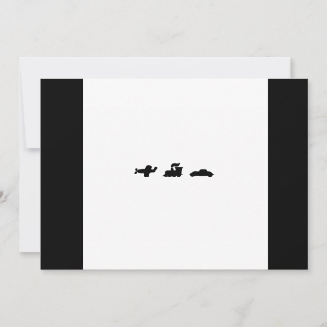 Here, There, and Everywhere Bridal Shower Invitation (Front)