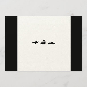 Here, There, and Everywhere Bridal Shower Invitation