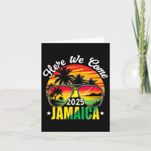 Here We Come Jamaica 2025 Family Vacation Travel M Card